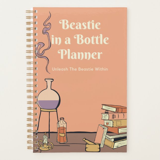 Beastie dans une bouteille Petit planificateur (Devant)