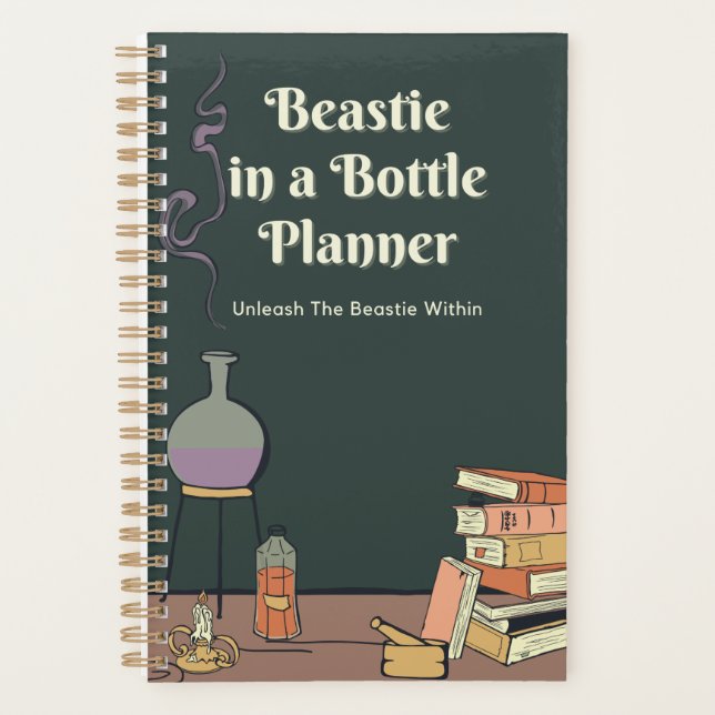 Beastie dans une bouteille Petit planificateur (Devant)