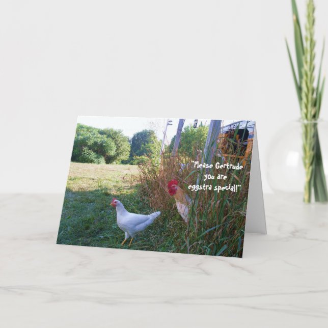 BEAT IT HERMAN EASTER carte de plaisanterie (Devant)