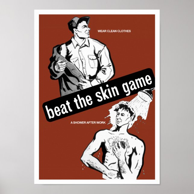 Beat The Skin Game — Affiche Santé (Devant)