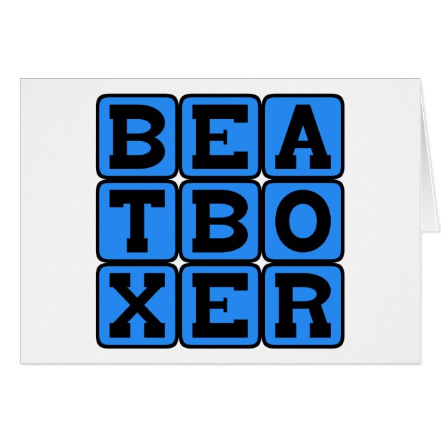 Beatboxer, Gymnastique vocale (Devant horizontal)