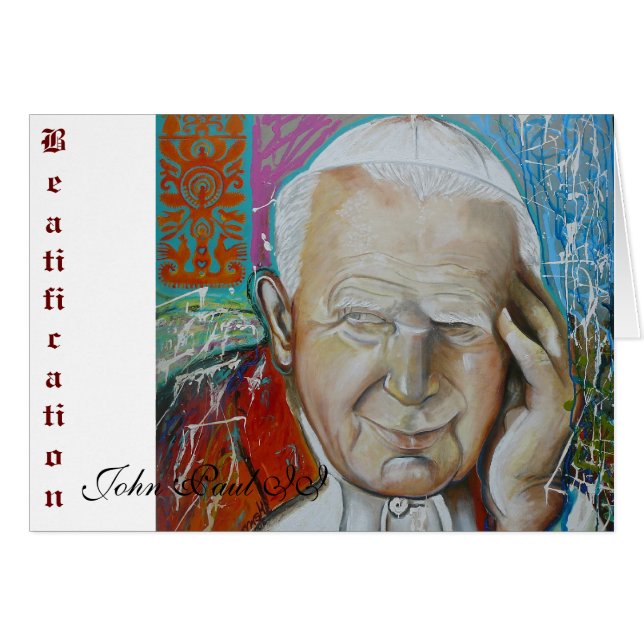 Béatification, John Paul II (Devant horizontal)