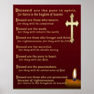 Beatitudes Christian posters