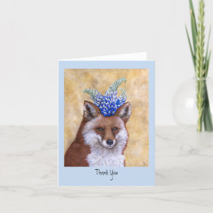 Béatrice la carte de remerciements Fox
