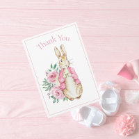 Beatrix Potter rose Baby shower floral Merci