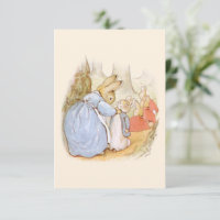 Beatrix Potter Vintage Blank Merci Note