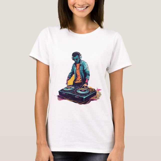 Beats Harmonieux : T-shirt DJ Bridging Worlds. (Devant)