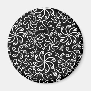 Beau aimant noir et blanc