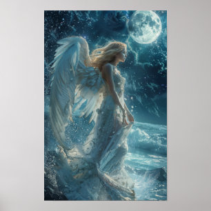 Beau Ange Diffusant Son Ailes Poster