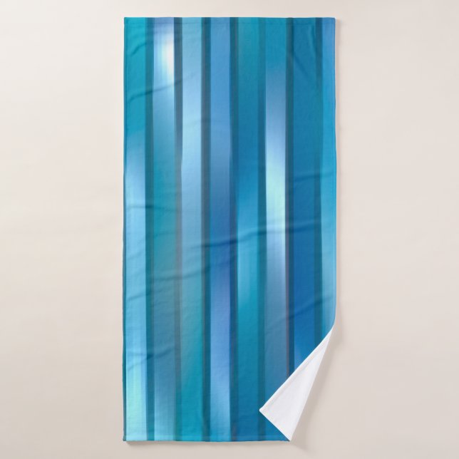 Beau arrière - plan vertical abstrait bleu avec l (Serviette de bain)