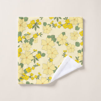 Beau art floral jaune