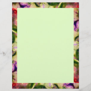 Beau Art Nature Vert Violet 
