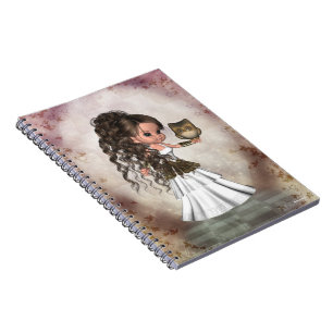 Beau Athéna carnet grec de déesse de Kawaii