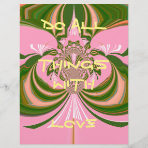 Beau bébé rose vert et blanc Kaleidoscope