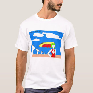 Beau blanc de T-shirt d'androïdes