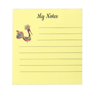 Beau bloc-notes pour oiseaux imaginaires