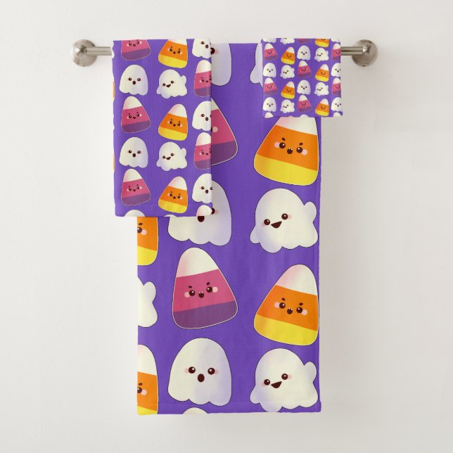 Beau Bonbon Halloween Et Motif Fantôme (En situation)