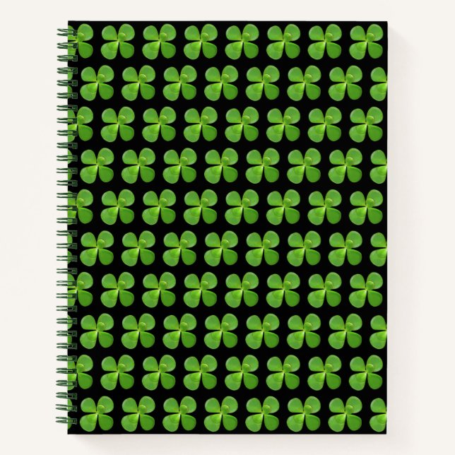 Beau cahier aux feuilles vertes d'arbre de Jade (Devant)