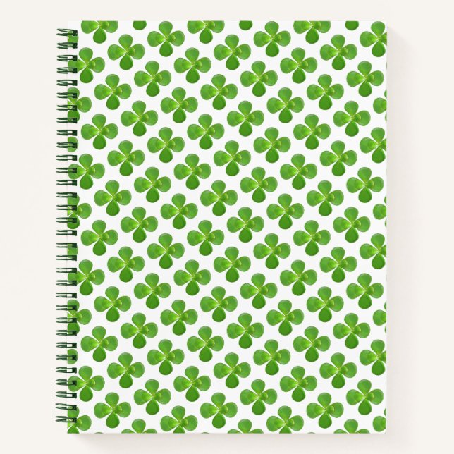 Beau cahier aux feuilles vertes d'arbre de jade (Devant)