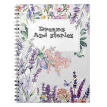 Beau cahier de fleurs de tulipes
