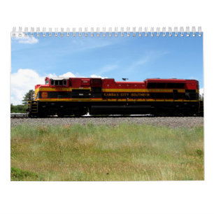 Beau calendrier de 2019 trains