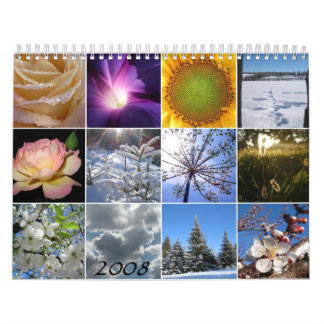 Beau calendrier de photos