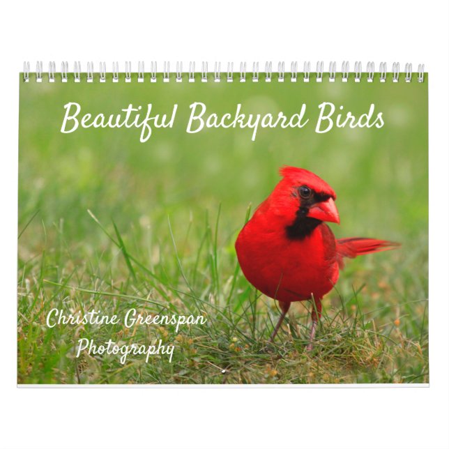 Beau calendrier des oiseaux Jardins (Protection)