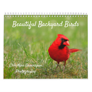 Beau calendrier des oiseaux Jardins