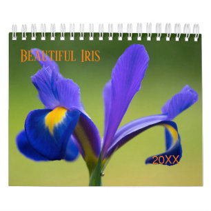 Beau calendrier photographique Iris