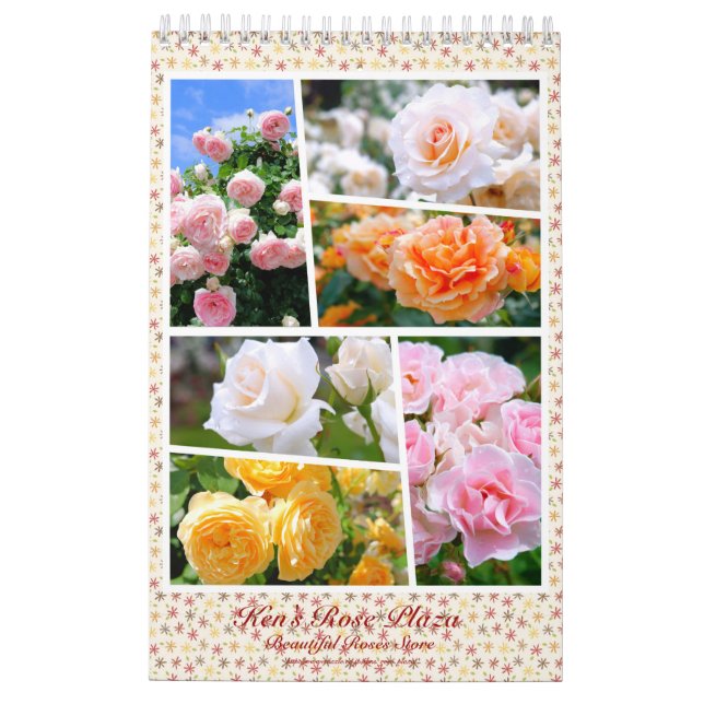 Beau Calendrier Rose Bタ Oural プ カ ン レ ダ  (Dos)