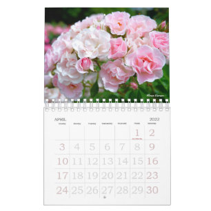 Beau Calendrier Rose Bタ Oural プ カ ン レ ダ