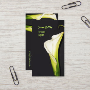 Beau calla carte de visite