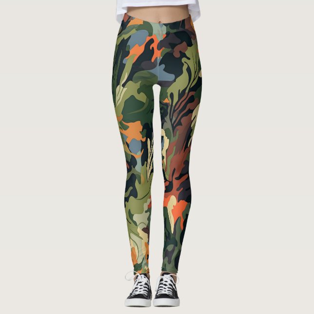 Beau camouflage Art Leggings (Devant)