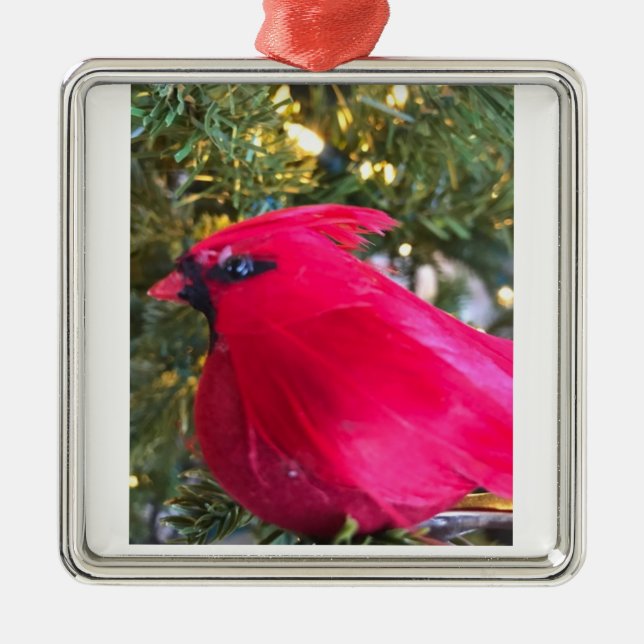 ***BEAU CARDINAL*** ORNEMENT D'AMOUR DE NOËL (Devant)