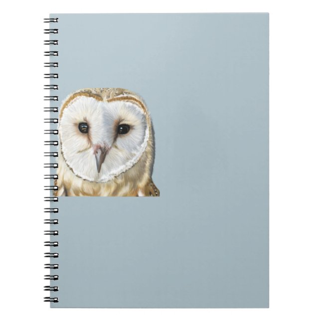 Beau Carnet de couverture douce de la Chouette de  (Devant)