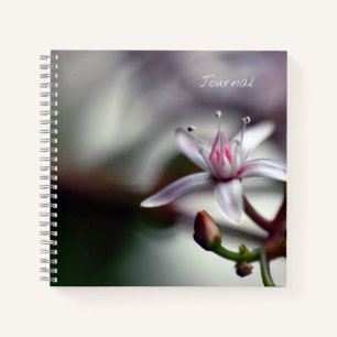 Beau Carnet Spiral Flower Design