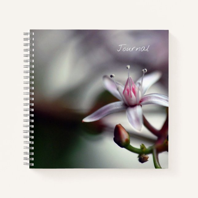 Beau Carnet Spiral Flower Design (Devant)