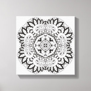 Beau Carré Déco Doodle 6