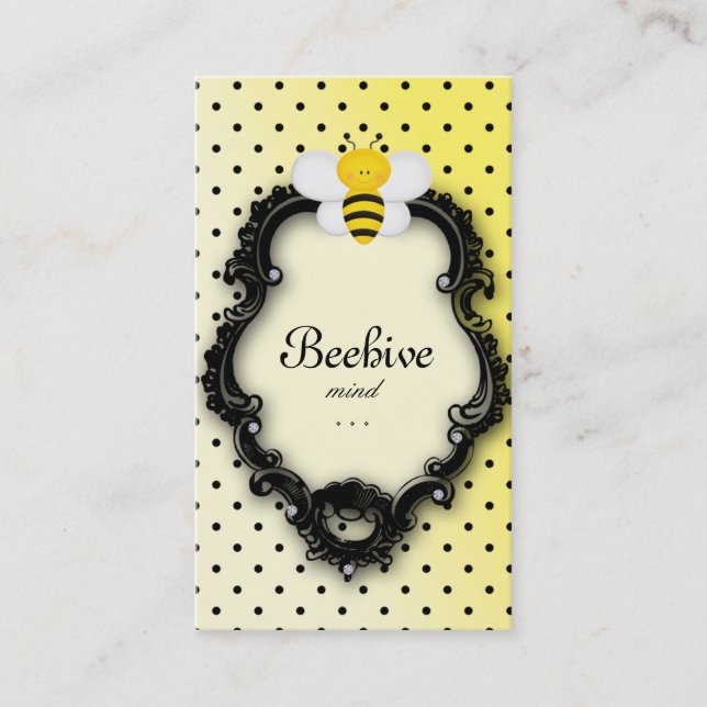 Beau Carte de visite Polka Dot (Devant)