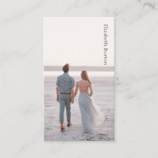 Beau carte de visite pour photographe mariage