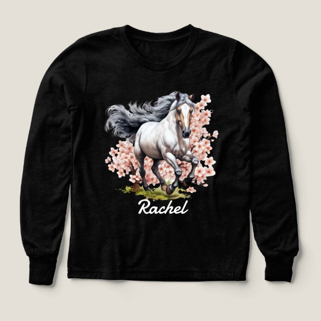 Beau cheval rouan (Motif recto)