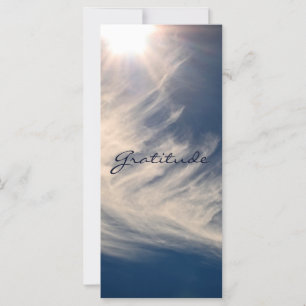 Beau Ciel & Gratitude Inspirer Personnalisé