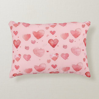 Beau coeur motif Accent Coussin