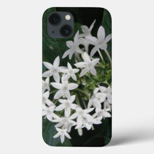 Beau coque ipad de fleurs tropicales blanches