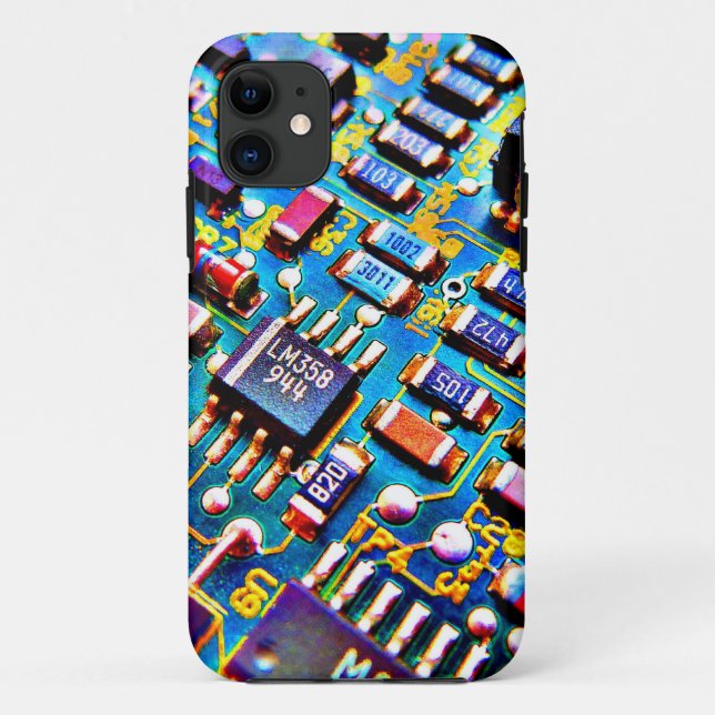 Beau coque iphone Circuitry (Dos)