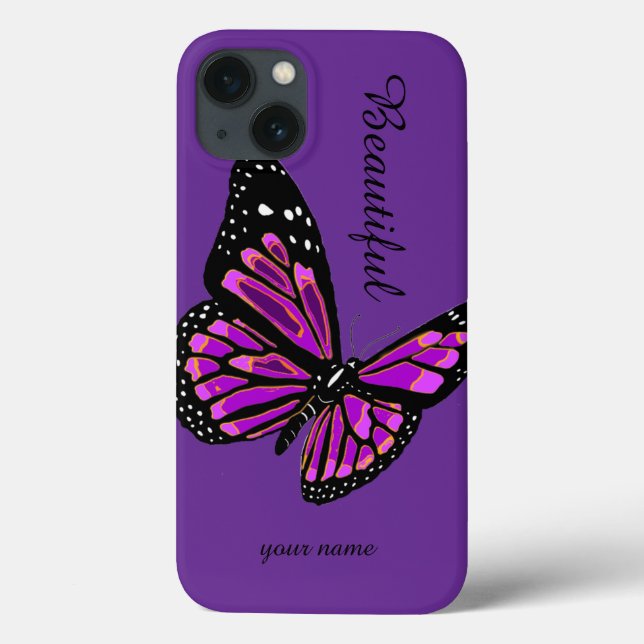 Beau coque iphone de papillons (Verso)