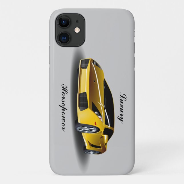 Beau coque iphone de voitures de sport de luxe (Dos)