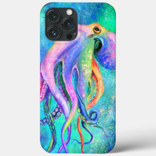 Beau coque iphone octopus couleur