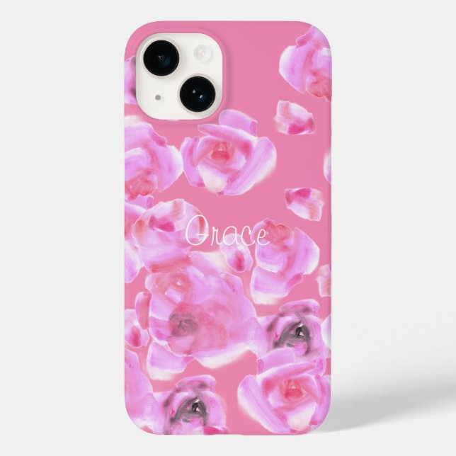 Beau coque iphone rose Roses (Verso)