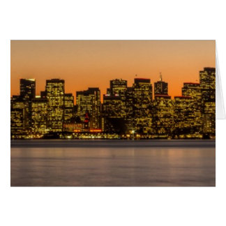 Beau coucher de soleil à San Francisco
